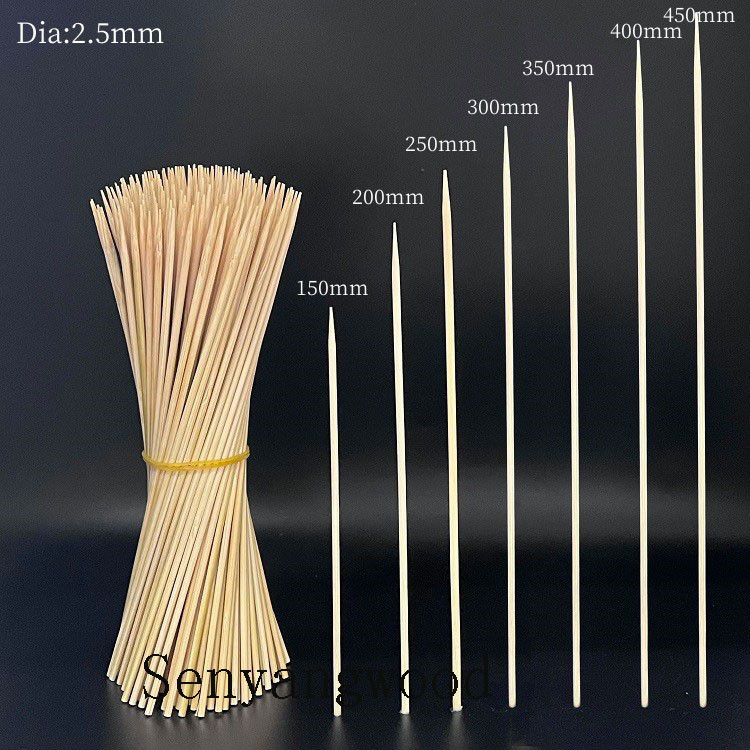 Knotted Bamboo Skewer  sizes from Tianjin Senyangwood Co.,Limited, www.senyangwood.com